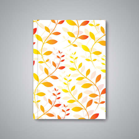 Modern template layout for brochure, magazine, flyer, booklet, cover or report in A4 size for your design and your text . Vector Illustration.のイラスト素材