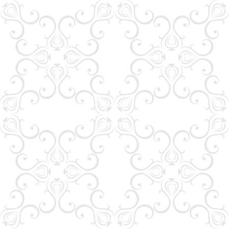 Seamless floral pattern wallpapers in the style of Baroque .のイラスト素材