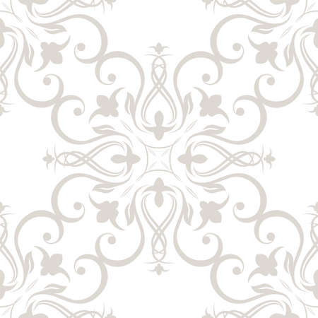 Seamless wallpapers in the style of Baroque . Can be used for backgrounds and page fill web design. Vector illustration.のイラスト素材