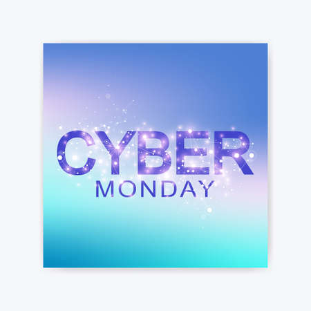 Cyber Monday Sale flyer design template. Graphic abstract background communication. Cyber Monday Sale  illustrationのイラスト素材