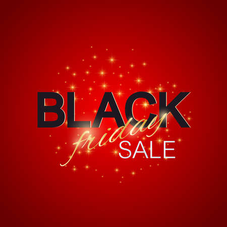 Black Friday Sale background. Promotional banner design.  illustrationのイラスト素材