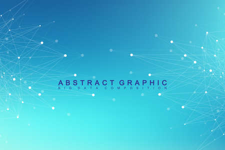 Scientific chemistry pattern. Structure molecule DNA research as concept. Science and technology background communication. Medical scientific backdrop for your design. Vector Illustration.のイラスト素材