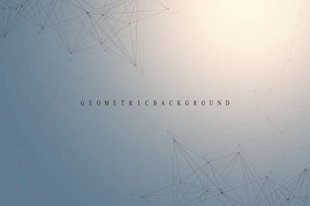 Structure molecule and communication Vector illustration.のイラスト素材