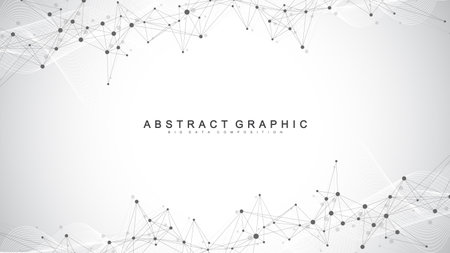 Global network connection. Social network communication in the global business. World map point and line composition concept. Vector illustration.のイラスト素材