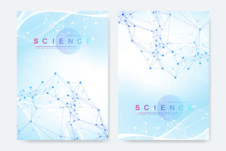 Minimal Health care cover template design for a report and medical brochure design, flyer, leaflets for printing presentation Covid 19, coronavirus. Pandemic or epidemic concept. Vector illustrationのイラスト素材