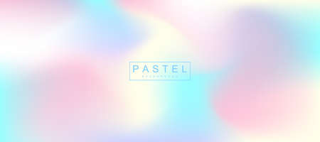 Abstract sky pastel rainbow gradient background. Innovation modern background design for cover, landing page. Ecology concept for your graphic designのイラスト素材