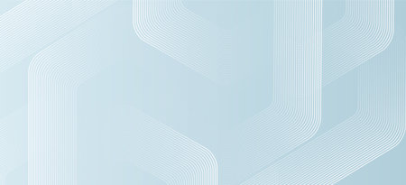 Modern medical or health care scientific abstract background with hexagons. Geometric stripe line art design for poster, brochure, cover, banner, header, website, presentation templateのイラスト素材