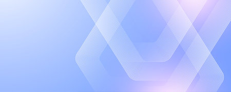 Modern medical or health care scientific abstract background with hexagons. Geometric stripe line art design for poster, brochure, cover, banner, header, website, presentation templateのイラスト素材