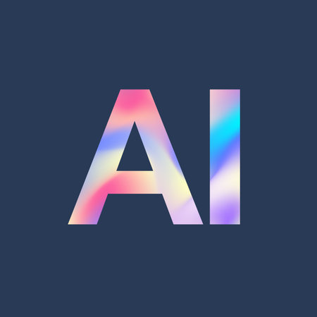 AI Banner Concept In The Digital Style. Generative Ideas Design Element For Internet Technology. Futuristic Technology Concept Artificial Intelligence.の写真素材