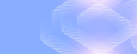 Modern medical or health care scientific abstract background with hexagons. Geometric stripe line art design for poster, brochure, cover, banner, header, website, presentation templateのイラスト素材