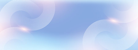 Modern digital abstract blue background with circular lines. Geometric stripe line art design for poster, brochure, cover, website, header, web banner, presentationのイラスト素材