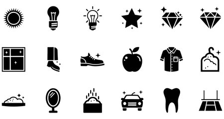 Set of icons on the theme of a healthy lifestyle. Vector illustrationのイラスト素材