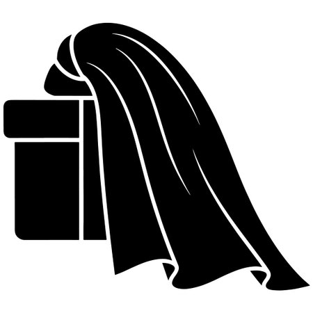 Cleaning cloth icon. Simple illustration of cleaning cloth icon for webのイラスト素材