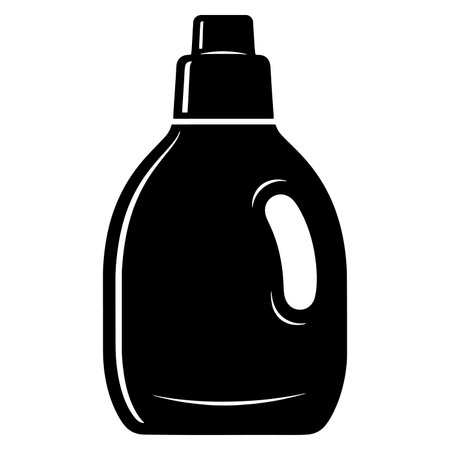 Detergent bottle icon. Simple illustration of detergent bottle vector icon for webのイラスト素材