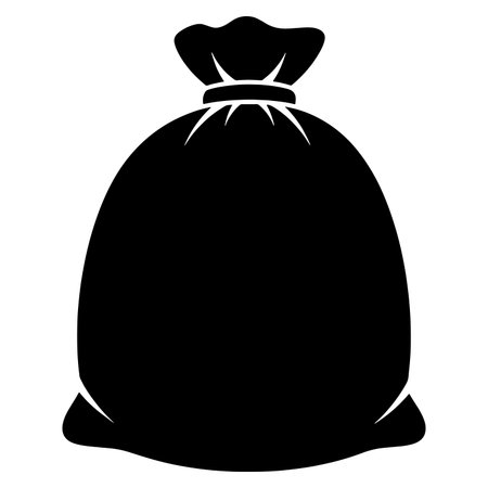 Money bag icon. Simple illustration of money bag vector icon for webのイラスト素材