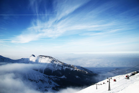 Zakopane ski zoneの写真素材