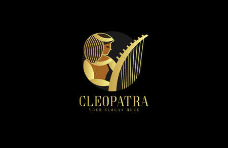 Cleopatra Egyptian Queen Musicianのイラスト素材