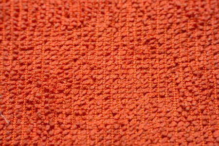 color fabric and texture concept - close up of a towel terrycloth or terry textile background macroの写真素材