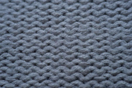 White and gray realistic knit texture seamless pattern. background for banner, site, card, wallpaper.の写真素材