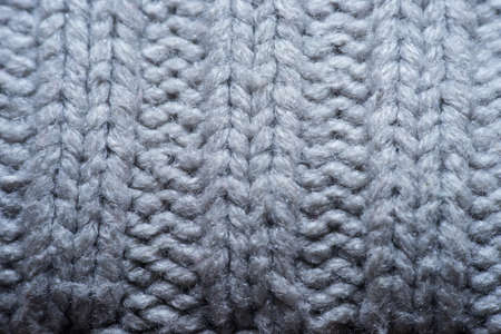 White and gray realistic knit texture seamless pattern. background for banner, site, card, wallpaper.の写真素材