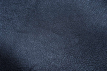 Black leather texture and backgroundの写真素材
