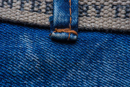 denim texture for design. Blue denim texture for any background.の写真素材