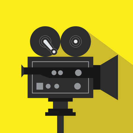 Camera. Flat design. Vector illustration.のイラスト素材