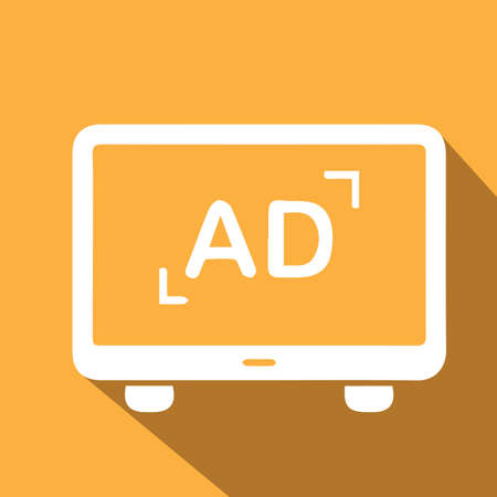 TV advertisementのイラスト素材