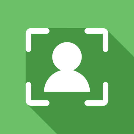 Camera focus icon illustration.のイラスト素材