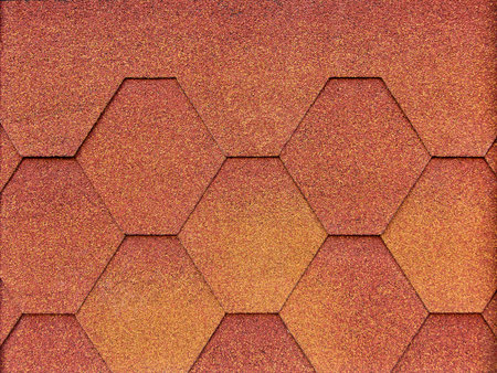 Roofing Shingles terracotta color, roof tile texture.