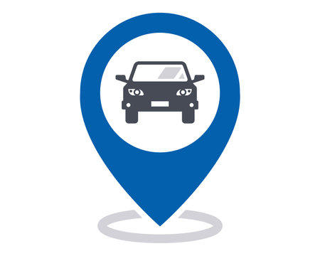 parking tags for cars. car parking icon. flat vector illustrationのイラスト素材