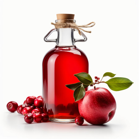 red alcoholic tincture. ai generatedの素材