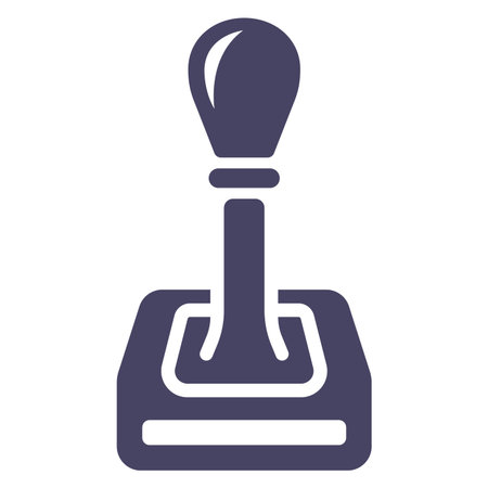 Car gear shift lever. Flat illustration.のイラスト素材