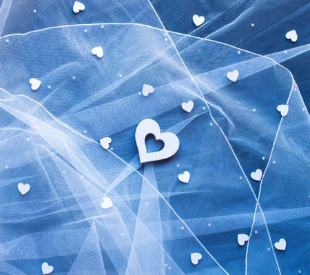 Valentine's Day background, with hearts and various romantic elementsの写真素材