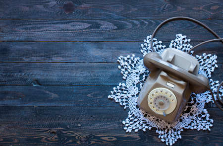 Vintage telephoneの写真素材