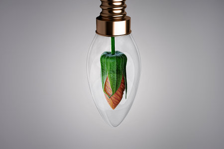 Flower on bulb