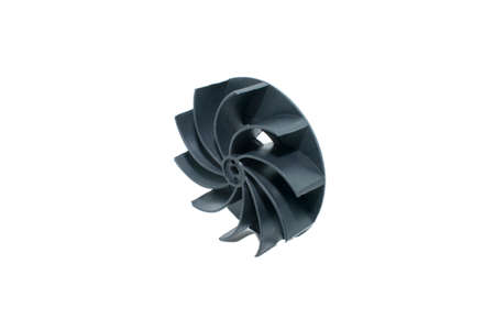 Blower cleaner fan blade black isolated vacuum cleaner bladeの写真素材