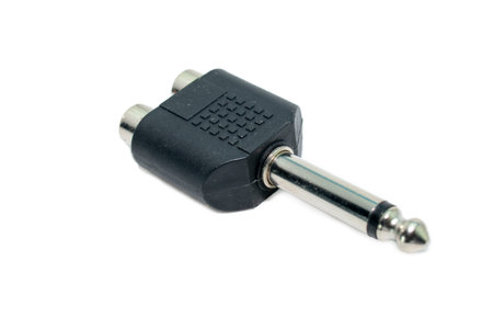6.5mm to double RCA AV plug 6.35mm male to female RCA adapters Audio wire connector