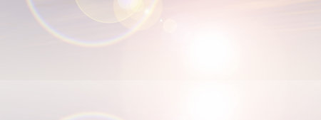A beautiful seascape with water and reflection of the sky with clouds at sunset background banner