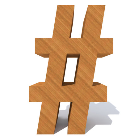 Conceptual wood or wooden brown font or type, timber or lumber industry piece isolated on white...