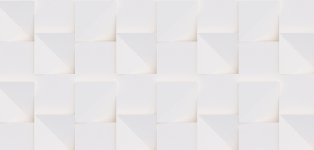 3D pattern made of white and beige geometric shapes, creative background or wallpaper surface made of light and shadow. Futuristic seamless decorative abstract texture design, simple graphic elementsの写真素材