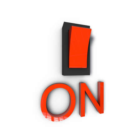 a pictogram to symbolize onpage optimization - switch onの写真素材