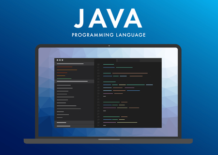Ilustración del Java programming language. - ID:123635248 - Imagen ...