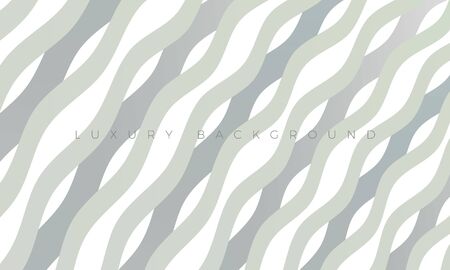 Premium white-grey background with stylish curved lines. Modern Luxury light waves wallpaper and background illustration. Rich abstract design for header, website template, landing, banner.のイラスト素材