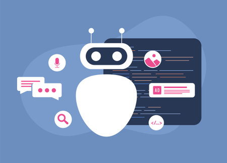 Artificial intelligence AI concept. Advanced deep learning technologies and data mining. Code...