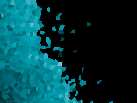 Abstract blue broke polygonal background