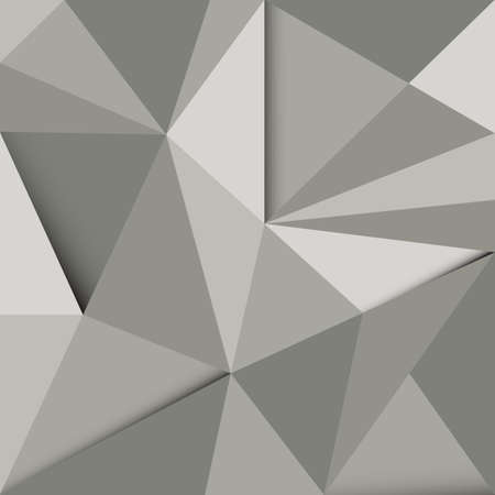 Dark grey abstract polygonal background vectorのイラスト素材