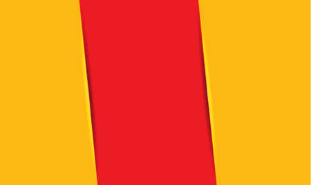 red and yellow modern material design vector backgroundのイラスト素材