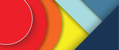 Abstract modern shape material design style.のイラスト素材