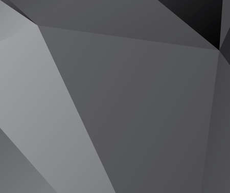 abstract dark gray polygonal illustration backgroundの写真素材